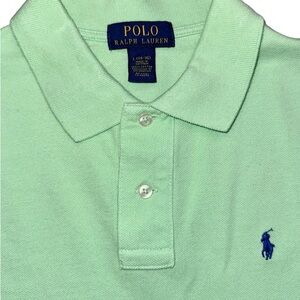 POLO by Ralph Lauren youth boys mint green polo shirt size large 14 16